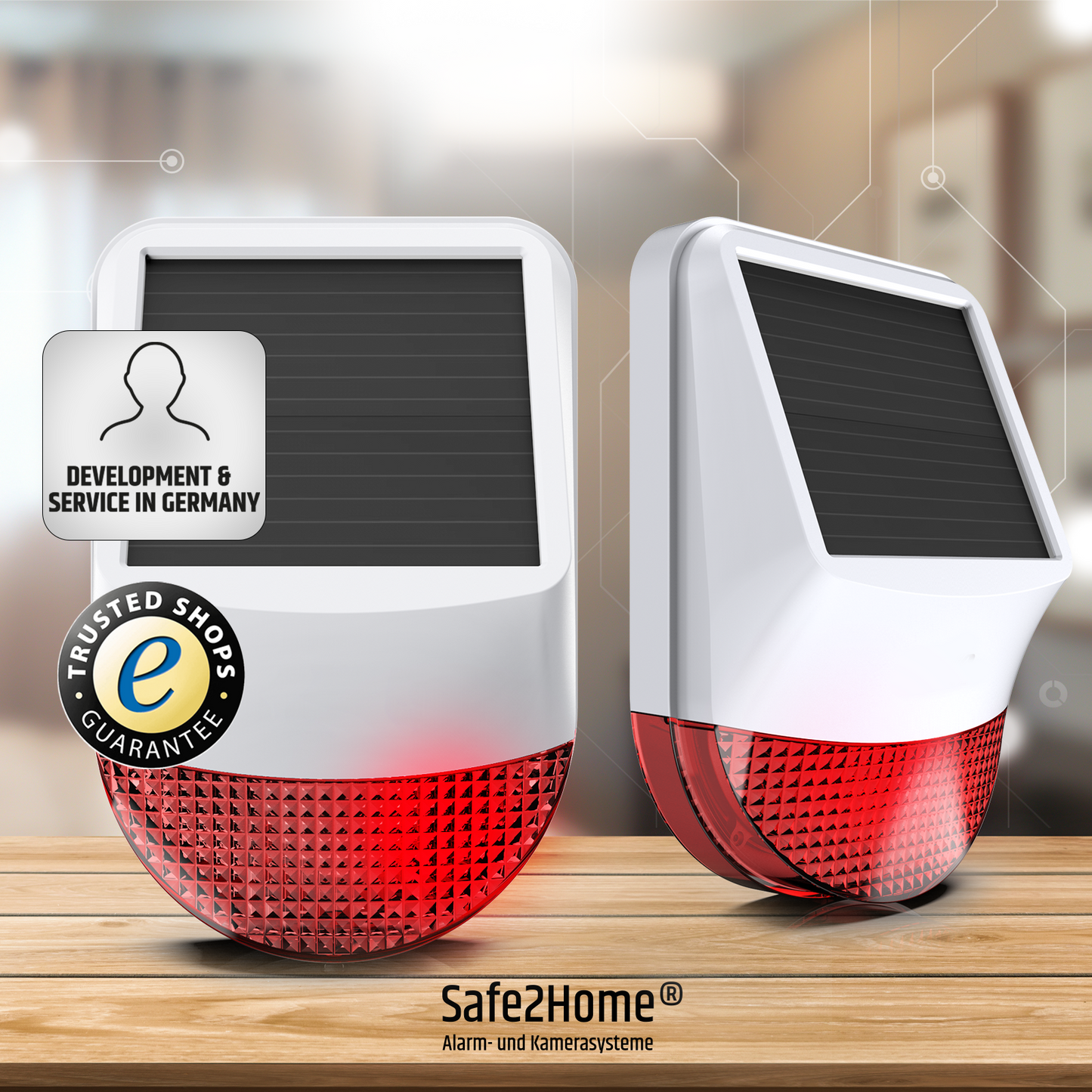 Solar / 12V Außensirene - SP310 - Safe2Home
