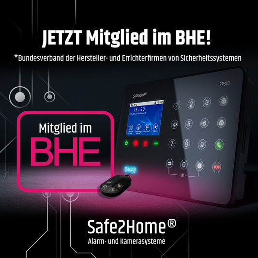 Safe2Home ist Mitglied im BHE - Safe2Home