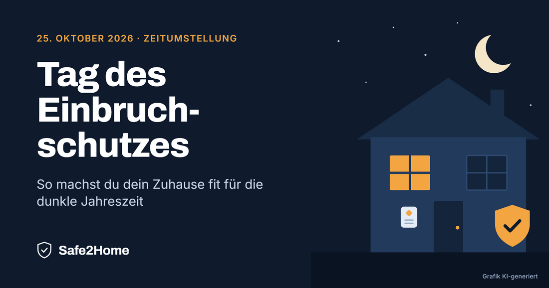 Tag des Einbruchschutzes 2026: So machen Sie Ihr Zuhause fit für die dunkle Jahreszeit