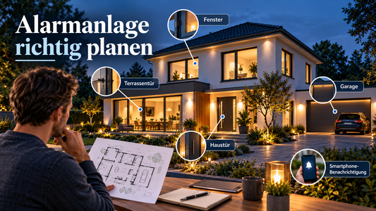 Alarmanlage richtig planen: So gehst Du im Einfamilienhaus Schritt für Schritt vor