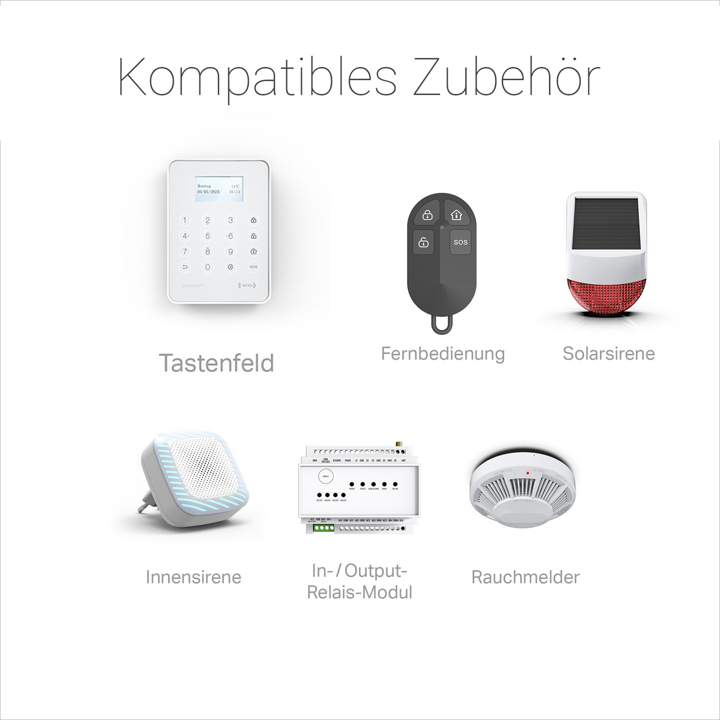 Safe2Home Premium Profi Funk Alarmanlage WLAN / GSM - Komplettset klein
