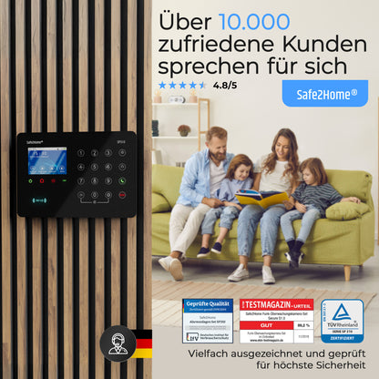 SP310 Funk Alarmanlage - Komplettset groß - Safe2Home