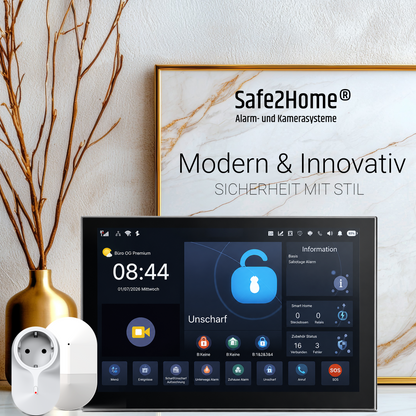 Safe2Home Premium Profi Funk Alarmanlage WLAN / GSM - Komplettset klein