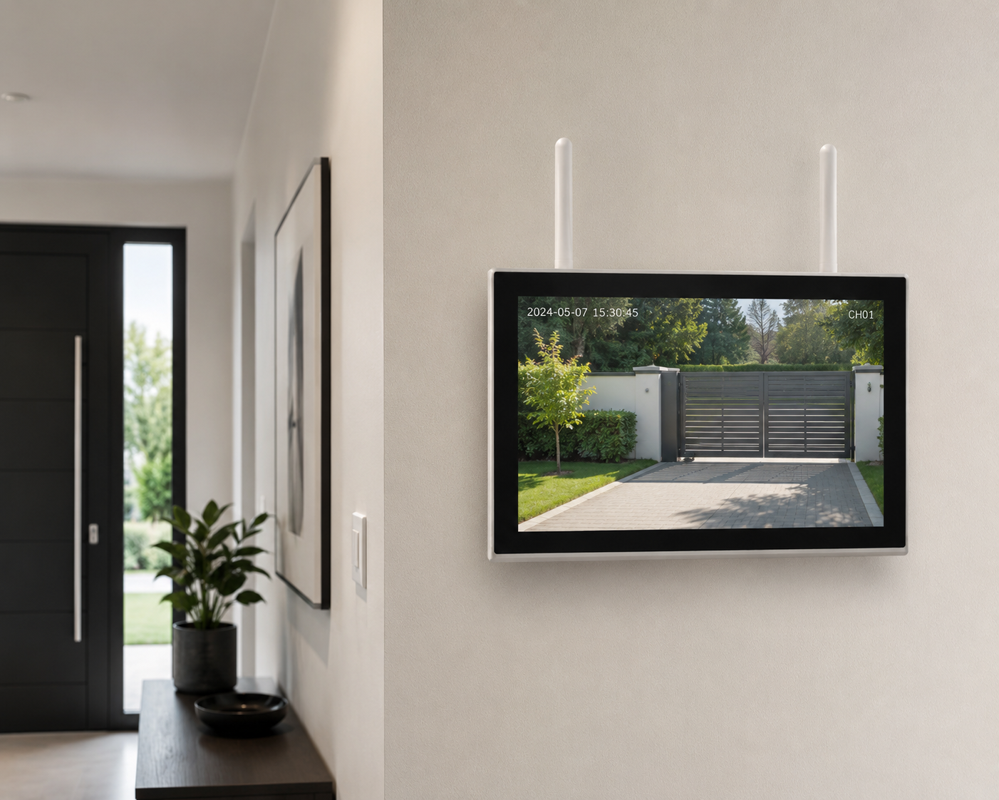 Funk NVR Rekorder Touch Monitor HD 10 Kanal - Safe2Home