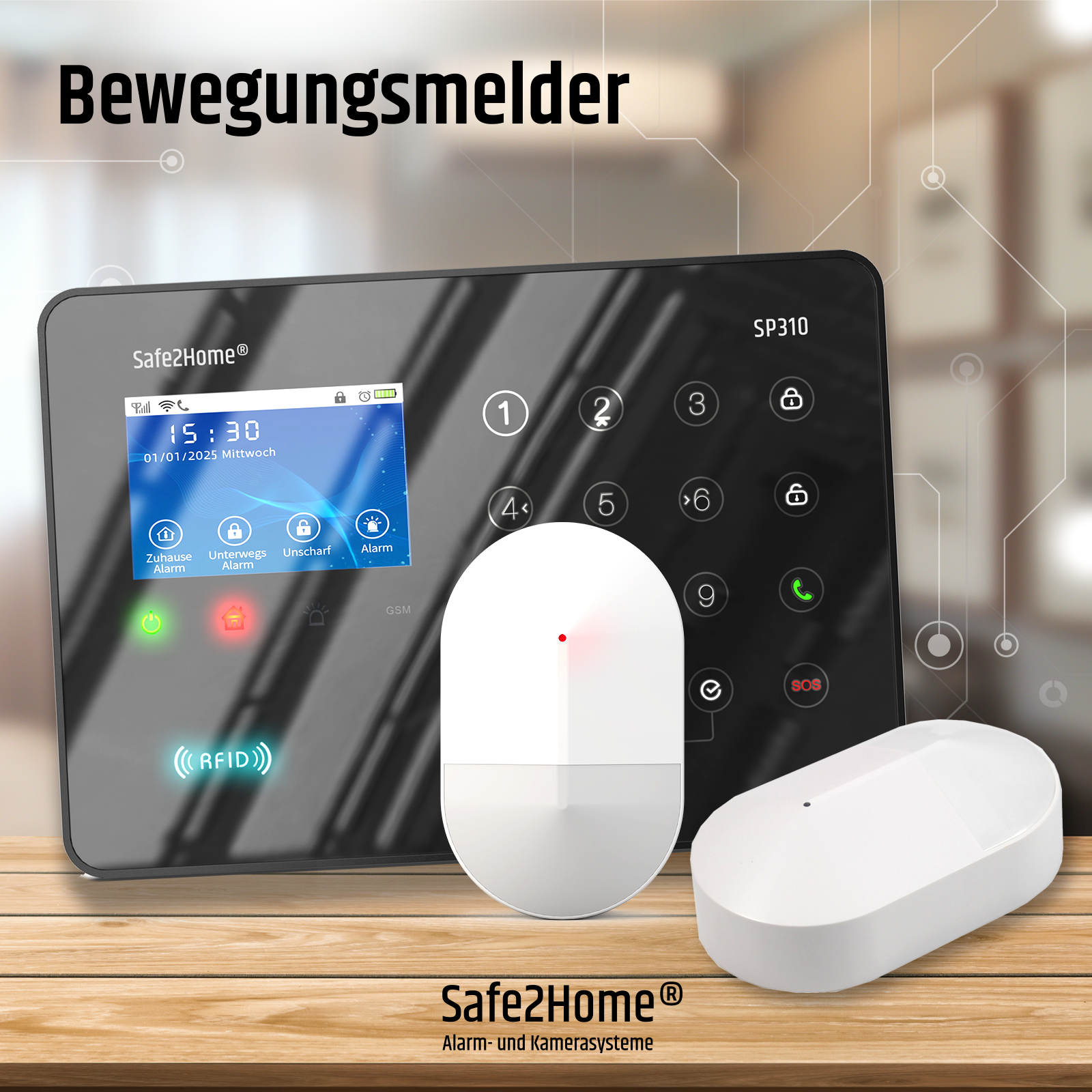Bewegungsmelder - SP310 - Safe2Home