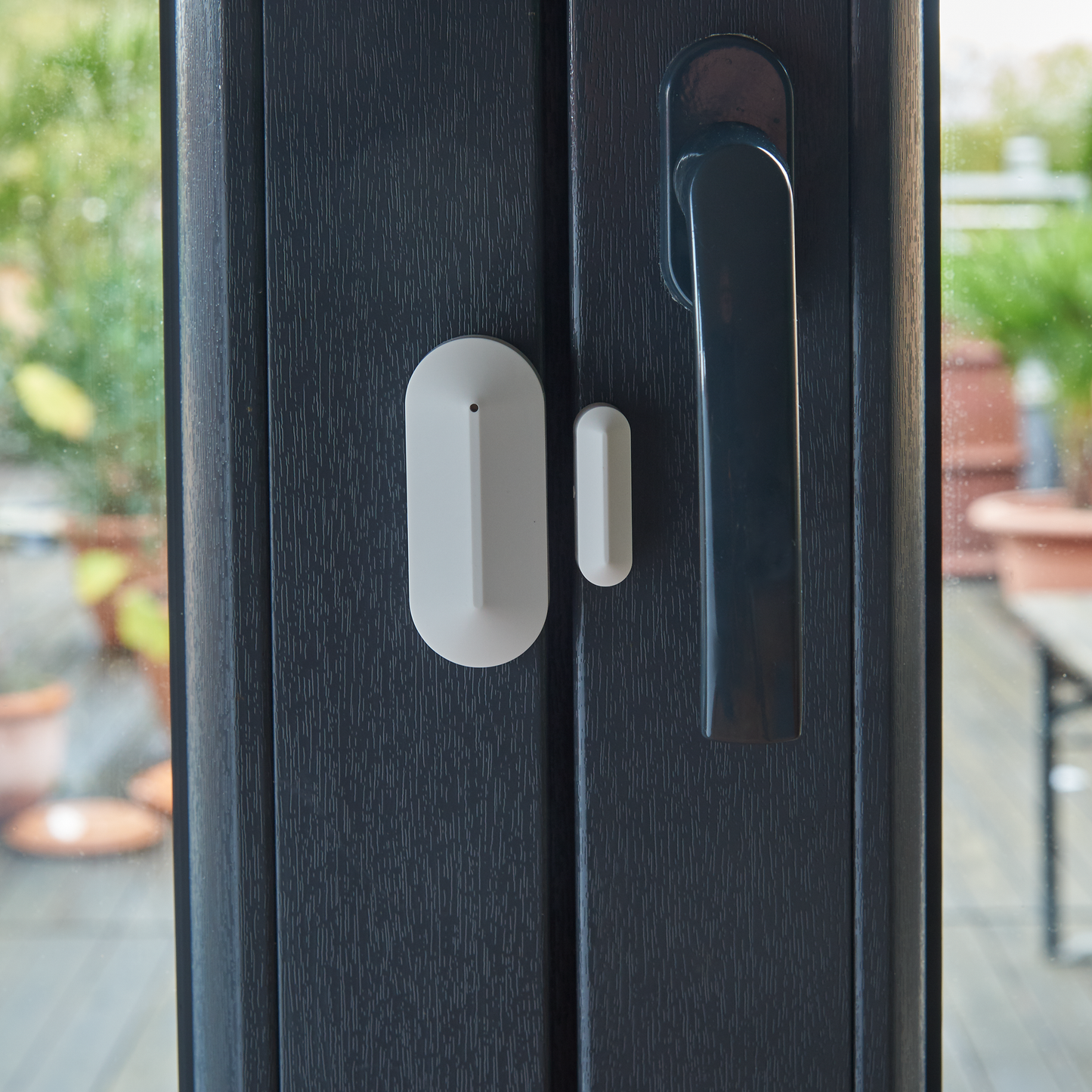 5er Set Schmale Klebepads Abgerundet - Fenster-/ Türsensor - Safe2Home