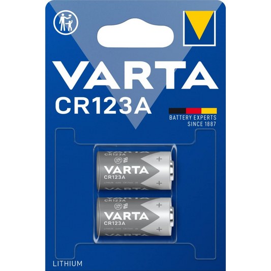 Varta CR123A 2er-Set Professional Lithium Batterie 3 V für Bewegungsmelder Serie SP310 Safe2Home
