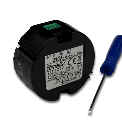 Wand Unterputz Netzteil 230V auf 12V 1A DC - Basis oder Kameras