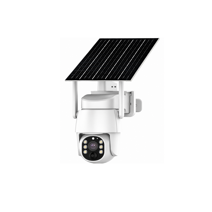 Solar Autark Kamera mit Simkarte 4G - PTZ CAM 4MP / Kompatibel mit Video NVR / WLAN Kamera