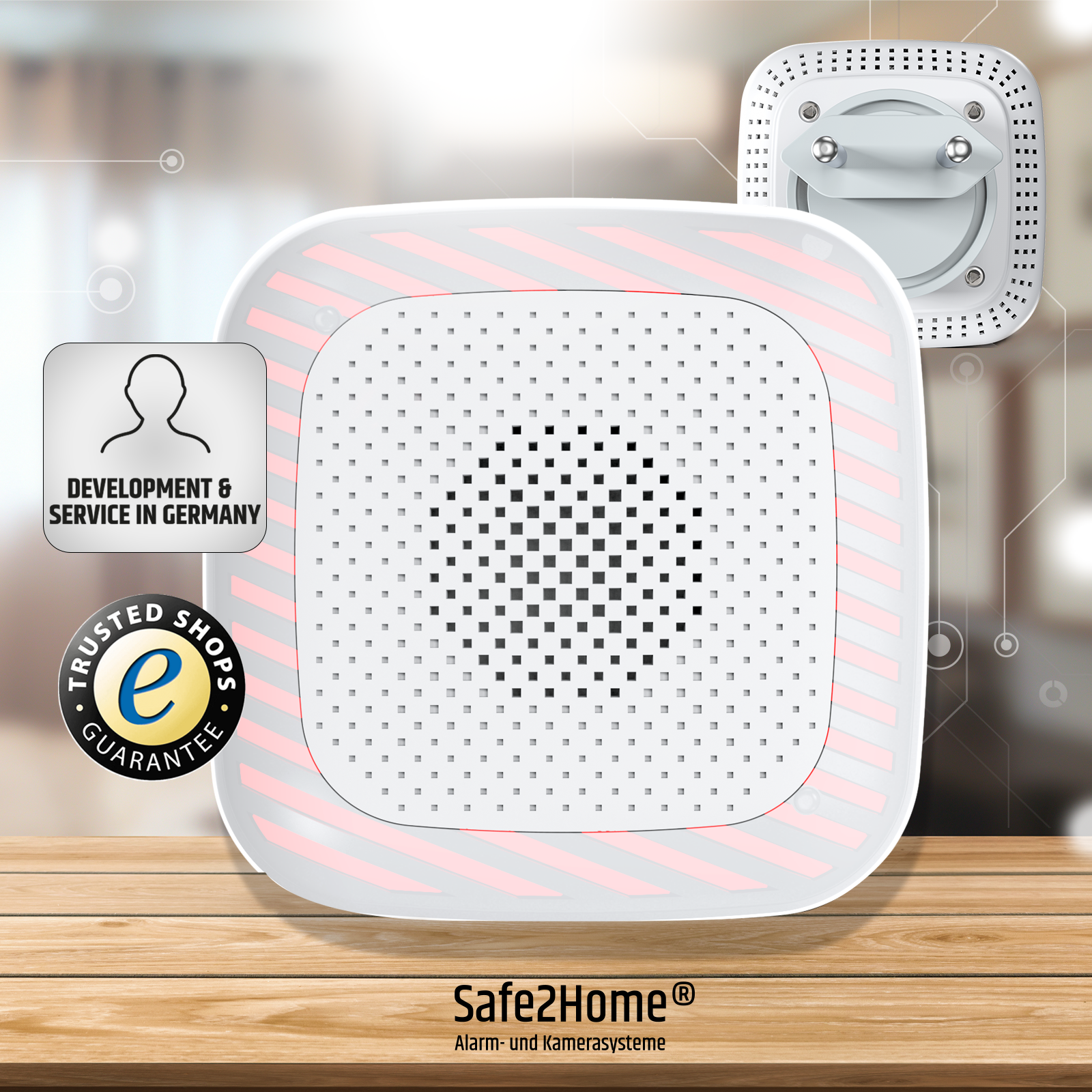 Innensirene / Repeater 230 Volt - SP310 - Safe2Home