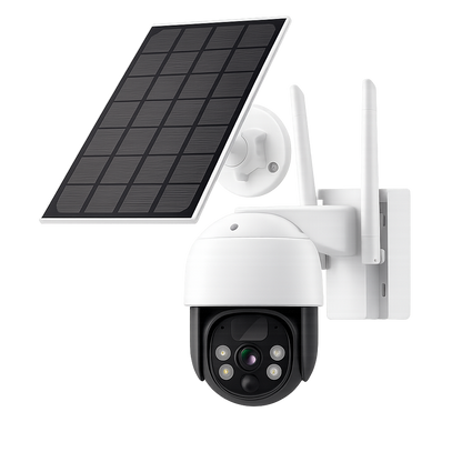 Solar 4MP Funk 360° Single Cam / WLAN Kamera kompatibel mit Video NVR Monitor - Safe2Home