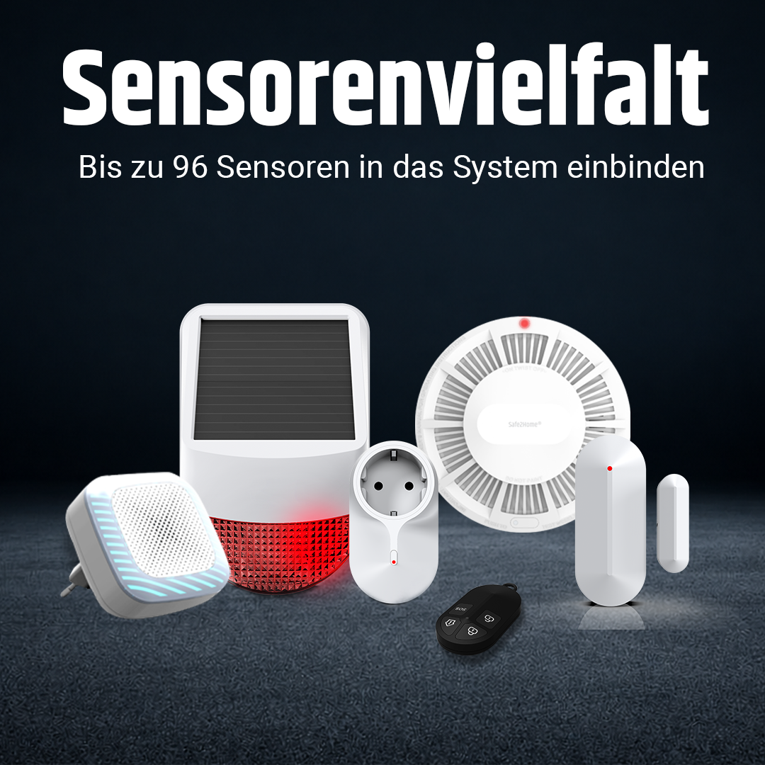 SP310 Funk Alarmanlage - Komplettset groß