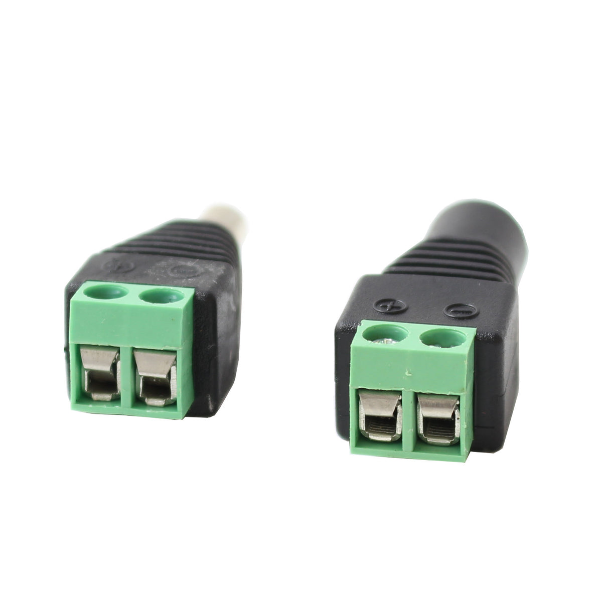 Set DC-Stecker und DC-Buchse Adapter Lüsterklemme für Stromanschluss Niedervoltbuchse schraubanschluss DC Stecker und Buchse