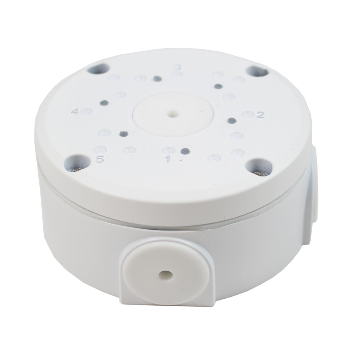 Safe2Home® Kamera Montagesockel  für Funk / POE Kameras - Wasserfest - Videokamera Montagebox Weiß