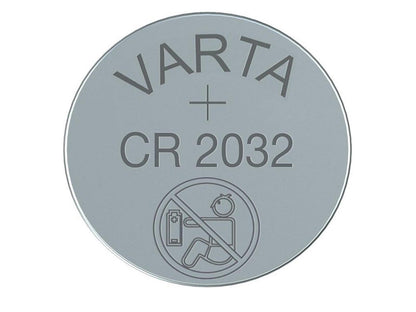 Varta Knopfzelle CR2032 (6032) Lithium-Knopfzelle für Türsensor Serie SP310 - 3 Volt - nicht wiederaufladbar - Safe2Home