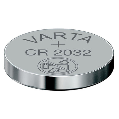 Varta Knopfzelle CR2032 (6032) Lithium-Knopfzelle für Türsensor Serie SP310 - 3 Volt - nicht wiederaufladbar - Safe2Home