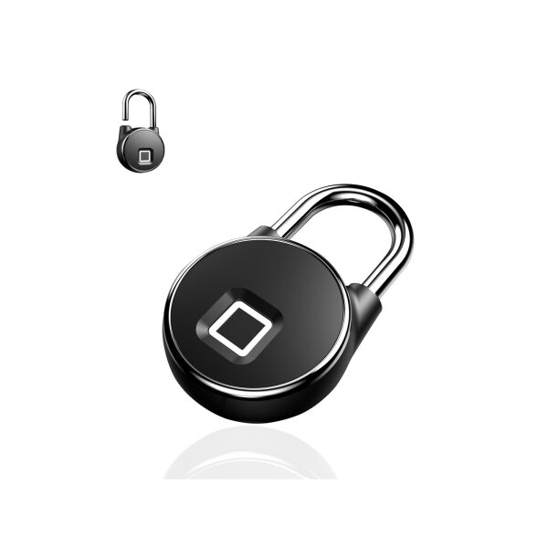 Anytek Fingerabdruck Vorhängeschloss Keyless USB Wiederaufladbar Fingerabdruck 