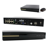 4K POE 8 Kanal Rekorder 3TB - 4K UHD POE Rekorder mit Festplatte und POE LAN Ausg&auml;ngen