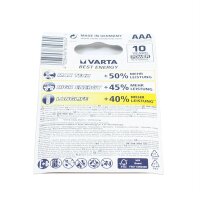 Varta Long Life Batterien LR03 / AAA Alkali-Mangan Batterie Var ta ( Alkaline ) 1,5 V für Fernbedienung Digital Kamera usw.