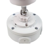 Safe2Home® Kamera Montagesockel  für Funk / POE Kameras - Wasserfest - Videokamera Montagebox Weiß